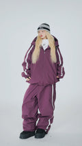 QLEO Striped Snow Jacket