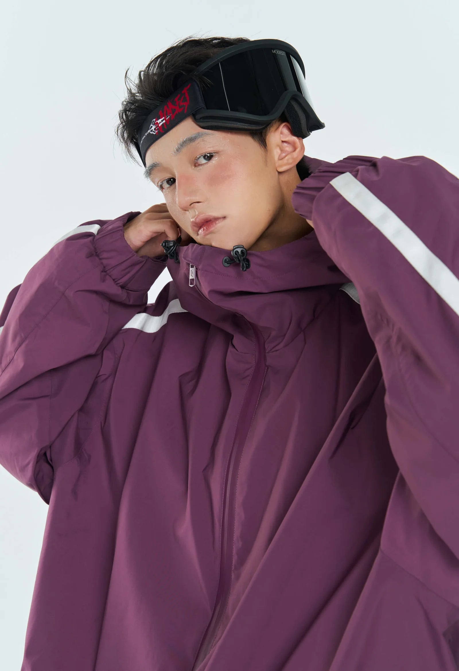 QLEO Striped Snow Jacket