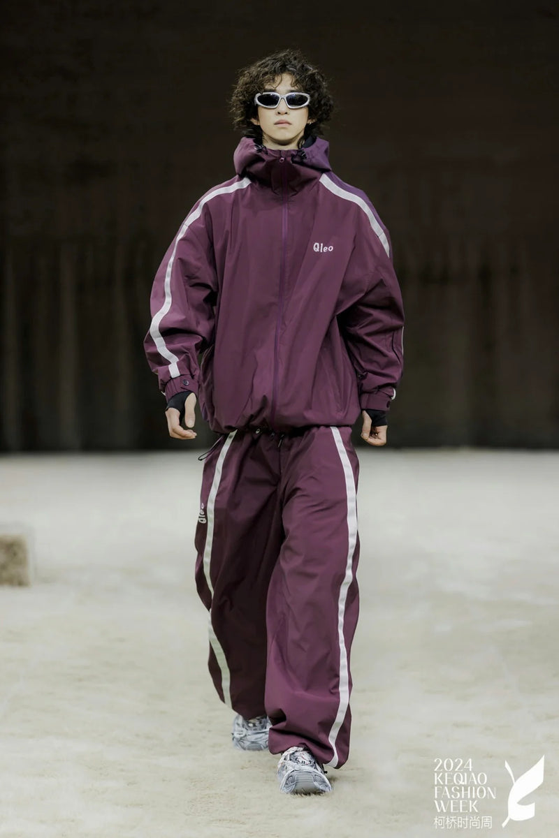 QLEO Striped Snow Jacket