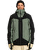 Quiksilver Muldrow Jacket green khaki army green grape leaf and black panel snow ski snowboard waterproof windproof parka