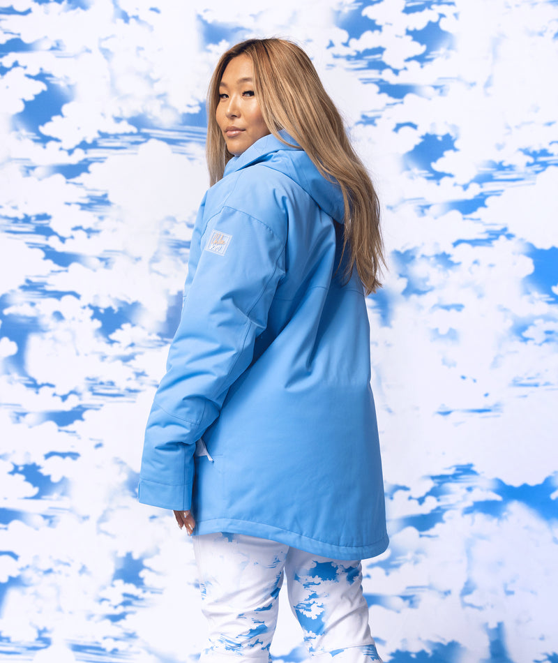 Roxy Chloe Kim Womens Jacket Azure Blue