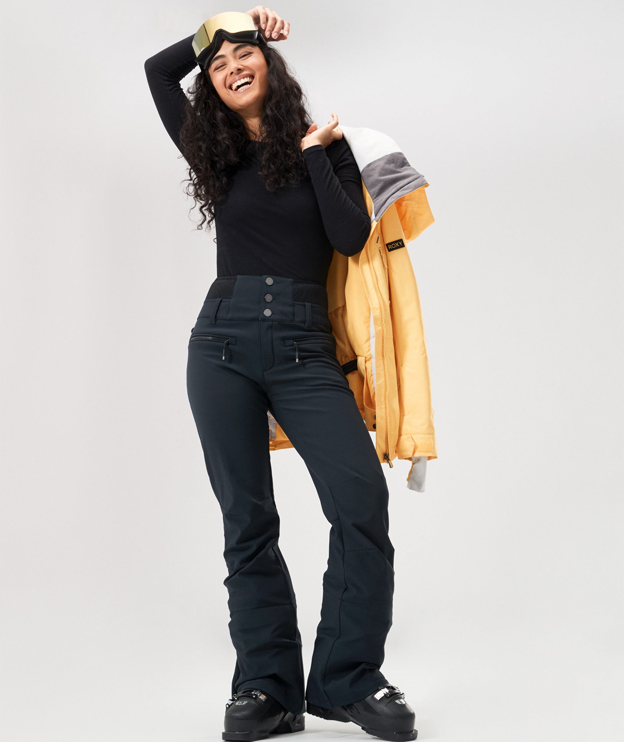 Roxy Rising High Womens Pant TIGHT BLACK