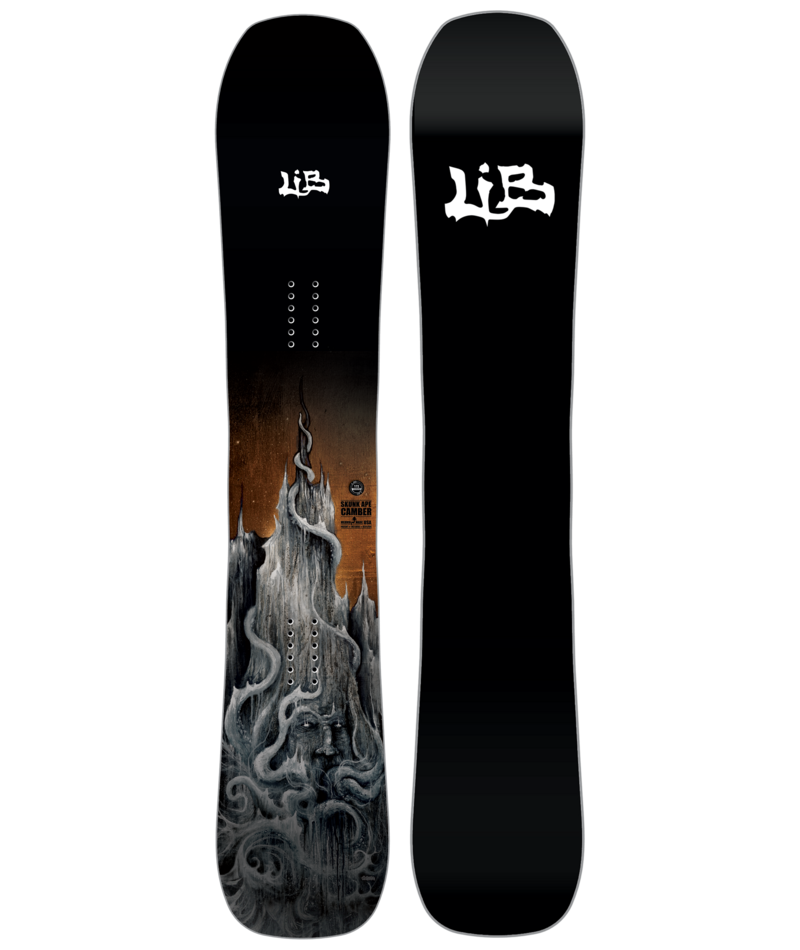 skunk ape camber snowboard lib tech