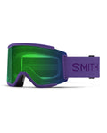 Smith Squad XL Goggle large fit no fog extra lens purple ski snowboard snow