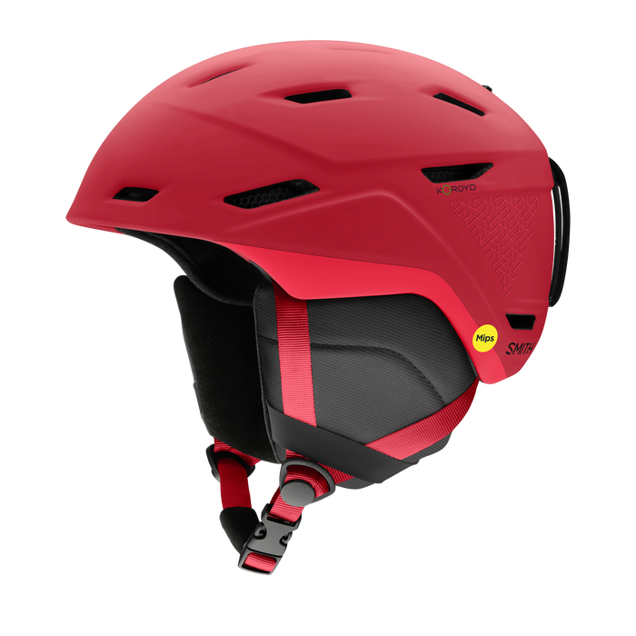 Smith Mission MIPS Helmet matte crimson geo