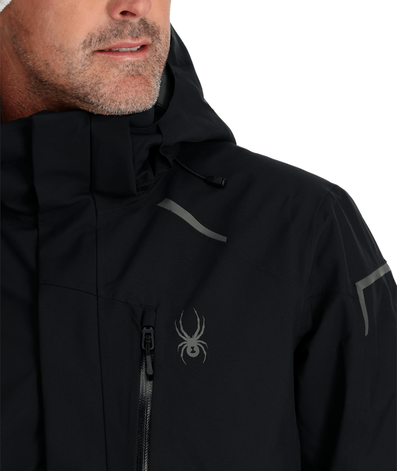 Spyder Copper Jacket Mens Black