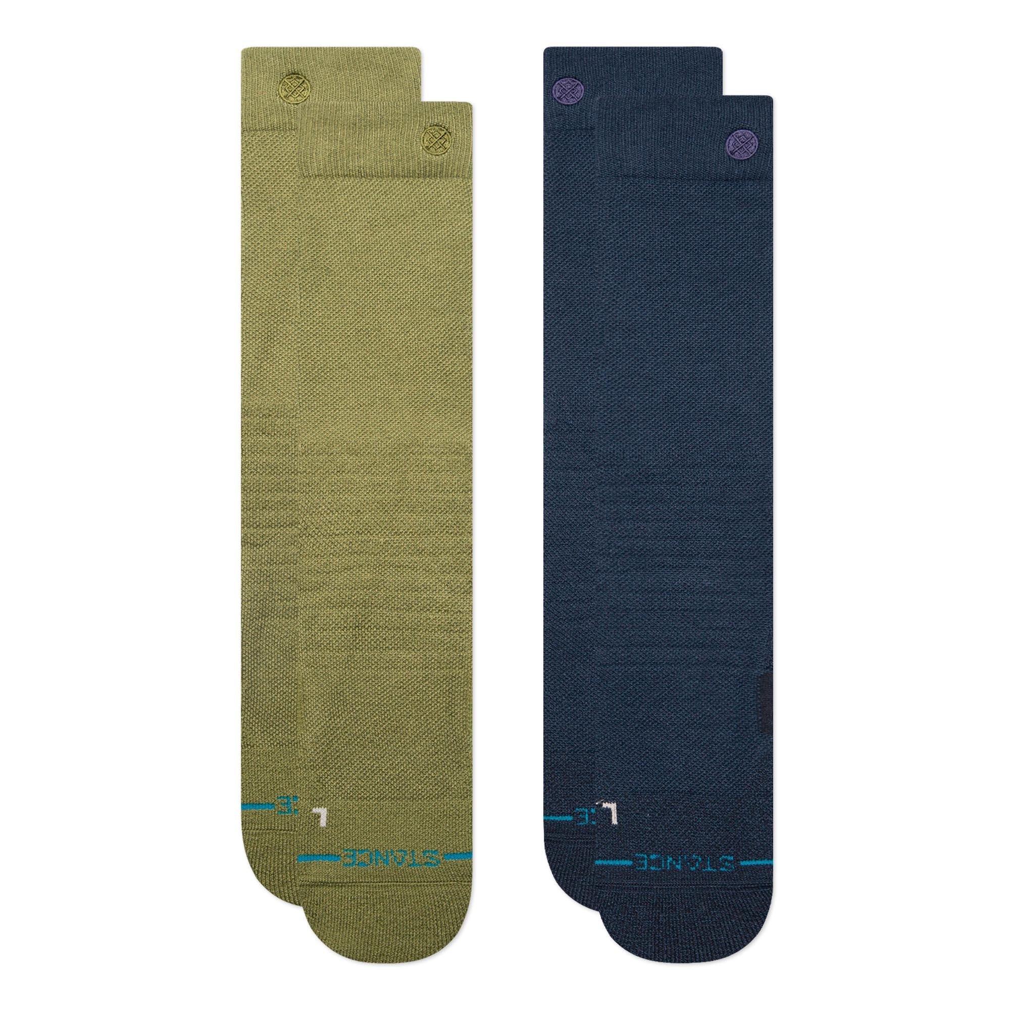 Stance Iconic Mid Poly Snow Sock 2 Pack