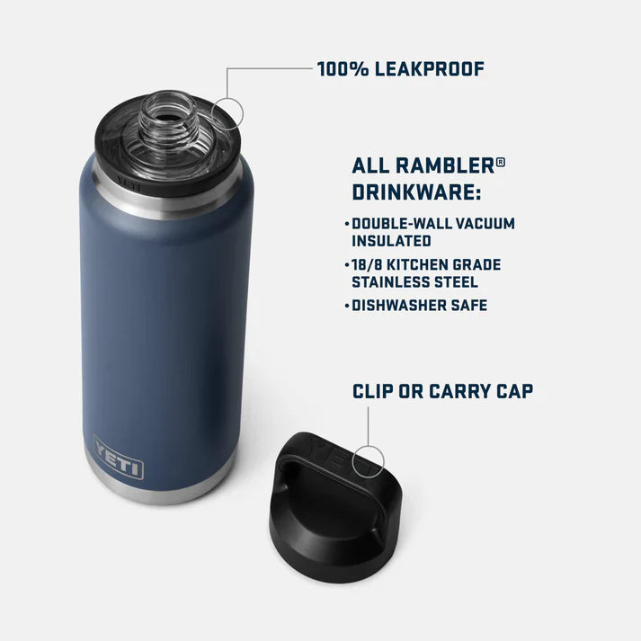 Yeti Rambler 36oz Bottle w/ Chug Cap (1065ml)