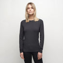 Le Bent Womens 260 Crew Top Le Bent Womens 200 Crew Top merino ladies girls bamboo layering thermal travel ski snow snowboarding lightweight no stink sweat very warm